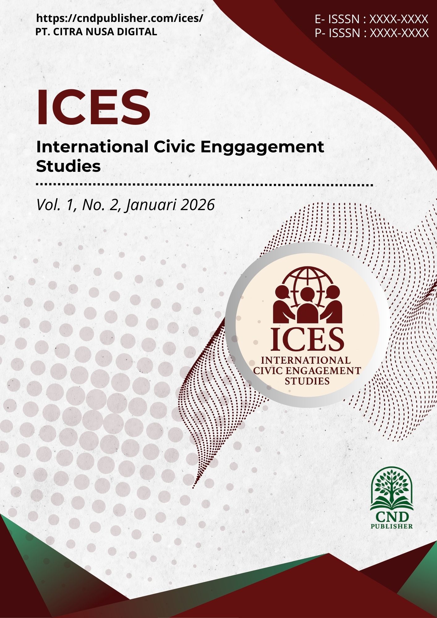 					View Vol. 1 No. 2 (2026): International Civic Engagement Studies (ICES)
				
